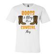 Boots Bling Its A Cowgirl Thing Unisex Jersey Short Sleeve Crewneck Tshirt