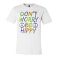 Donut Worry Be Happy Unisex Jersey Short Sleeve Crewneck Tshirt