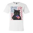 Funny Black Cat Independence Flag 633 Shirt Unisex Jersey Short Sleeve Crewneck Tshirt