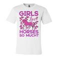 Girls Love Hhoresed So Much Unisex Jersey Short Sleeve Crewneck Tshirt