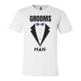 Groomsman Grooms Squad Stag Party Friends Themed Unisex Jersey Short Sleeve Crewneck Tshirt