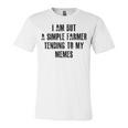 I Am But A Simple Farmer Tending To My Memes V2 Unisex Jersey Short Sleeve Crewneck Tshirt