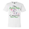 I Have Cerebral Palsy Im Allowed To Do Weird Things Unicorn Green Ribbon Cerebral Palsy Cerebral Palsy Awareness Unisex Jersey Short Sleeve Crewneck Tshirt