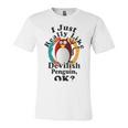 I Really Like Devilish Penguin Ok Unisex Jersey Short Sleeve Crewneck Tshirt