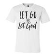 Let Go And Let God Christian Surrender Trust Vintage Jersey T-Shirt