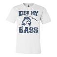 Love Fishing Kiss My Bass Unisex Jersey Short Sleeve Crewneck Tshirt