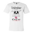 My Valentine Puppy Cutie Unisex Jersey Short Sleeve Crewneck Tshirt