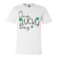 One Lucky Boy Funny St Patrick Day Unisex Jersey Short Sleeve Crewneck Tshirt