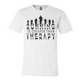 Running Is Cheaper Than Therapy A Celebration Of Running Unisex Jersey Short Sleeve Crewneck Tshirt