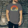 Vintage Retro Sunset Hedgehog Lovers Jersey T-Shirt