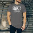 When Words Fail Music Speaks Musician Jersey T-Shirt