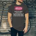 Adley Name Gift Adley Hated By Many Loved By Plenty Heart On Her Sleeve Unisex Jersey Short Sleeve Crewneck Tshirt