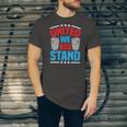 Alcohol United We Keg Stand Patriotic 4Th Of July Jersey T-Shirt