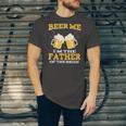 Beer Me Im The Father Of The Bride Fathers Day Jersey T-Shirt