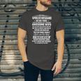 Father Grandpa Yes Im A Spoiledhusband But Not Yours98 Family Dad Unisex Jersey Short Sleeve Crewneck Tshirt