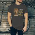 Fully Vaccinated By The Blood Of Jesus Cross Faith Christian Unisex Jersey Short Sleeve Crewneck Tshirt