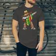 Funny Dabbing Taco Cinco De May Mexican Food V2 Unisex Jersey Short Sleeve Crewneck Tshirt