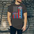 Happy 4Th Of July American Flag Fireworks Patriotic Outfits Jersey T-Shirt