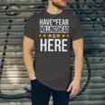 Have No Fear Hollingshead Is Here Name Unisex Jersey Short Sleeve Crewneck Tshirt