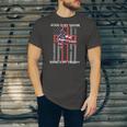 Jesus Is My Savior Riding Is My Therapy Us Flag Jersey T-Shirt