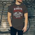 Korte Name Shirt Korte Family Name V2 Unisex Jersey Short Sleeve Crewneck Tshirt