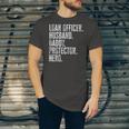 Loan Officer Husband Daddy Protector Hero Fathers Day Dad Jersey T-Shirt
