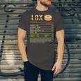 Lox Nutrition Facts Funny Christmas 12 Shirt Unisex Jersey Short Sleeve Crewneck Tshirt