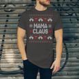 Mama Claus Christmas Ugly Sweater Unisex Jersey Short Sleeve Crewneck Tshirt