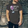 Mega Pint I Thought It Necessary Sarcastic Wine Jersey T-Shirt