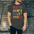 Mens Best Cat Dad Ever Funny Fathers Day Gifts 461 Trending Shirt Unisex Jersey Short Sleeve Crewneck Tshirt