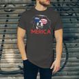 Merica Bernese Mountain Dog American Flag 4Th Of July Jersey T-Shirt