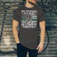 My Stepdad Is A Hero In Combat Boots 684 Shirt Unisex Jersey Short Sleeve Crewneck Tshirt