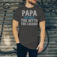 Papa The Man The Myth The Legend Fathers Day Gift Unisex Jersey Short Sleeve Crewneck Tshirt
