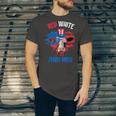 Red White And Moo Patriotic Cow Farmer 4Th Of July Jersey T-Shirt