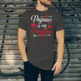 Retro Hearts Papaw Is My Valentines Day Fathers Day Jersey T-Shirt