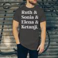 Ruth Sonia Elena Ketanji Brown Jackson Unisex Jersey Short Sleeve Crewneck Tshirt