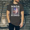 Ultra Mega King Trump Vintage American Us Flag Anti Biden Unisex Jersey Short Sleeve Crewneck Tshirt