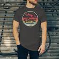Vintage Volleyball Dad Retro Style Jersey T-Shirt
