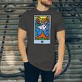 Wait Is This Pixel Art Tarot Yellow - Major Arcana The Lovers Design For Stickers And Unisex Jersey Short Sleeve Crewneck Tshirt