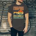 Weekend Forecast Camping With A Chance 19 Shirt Unisex Jersey Short Sleeve Crewneck Tshirt