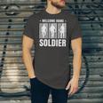 Welcome Home Soldier Usa Warrior Hero Military Jersey T-Shirt