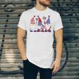4Th Of July 2022 Patriotic Gnomes American Usa Jersey T-Shirt