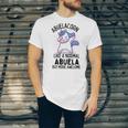 Abuelacorn Funny Unicorn Dabbing Gift Like A Normal Abuela But More Awesome Unisex Jersey Short Sleeve Crewneck Tshirt