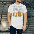 Beer Drinking Dont Worry Ive Had Both My Shots And Booster V2 Unisex Jersey Short Sleeve Crewneck Tshirt