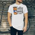 Coffee Because Adulting Is Hard Funny Sarcastic Design Unisex Jersey Short Sleeve Crewneck Tshirt