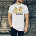 Corgi Set Sticker Design Funny Corgi Set Stickers Unisex Jersey Short Sleeve Crewneck Tshirt