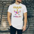 Dad Of The Birthday Girl Unicorn Matching Jersey T-Shirt