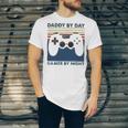 Daddy By Day Gamer By Night 250 Shirt Unisex Jersey Short Sleeve Crewneck Tshirt