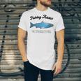 Fishing Lovers Fishing Addict The Struggle Is Reel Unisex Jersey Short Sleeve Crewneck Tshirt