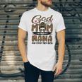 God Gifted Me Two Titles Mom And Nana Leopard Unisex Jersey Short Sleeve Crewneck Tshirt